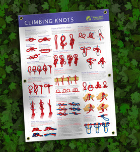 How to tie climbing knots outdoor waterproof banner poster